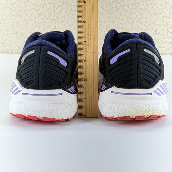 Brooks Adrenaline GTS 22 Sneaker Women 7.5 Wide DQ Blue Orange Lace Up Running - Picture 5 of 13